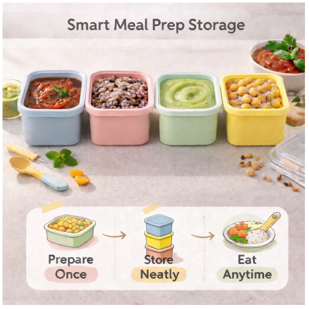【預購】ABC Cooking 限定優惠MYMICHI iSTORE 食品級矽膠分裝收納盒